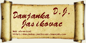 Damjanka Jasikovac vizit kartica